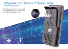 Digital Wide Angle Lens Vandalproof Rainproof Video Door Peephole Camera Support 64GB TF Card