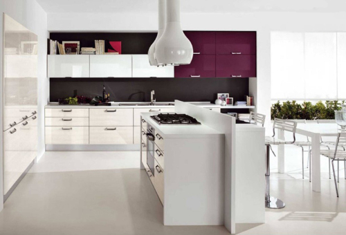 Modern Design Lacquer Series Kitchen Furniture (BR-L002)
