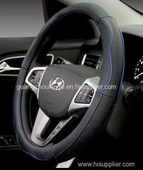KGKIN Hot Sale Natural Leather Car Steering Wheel Cover Auto Accessories