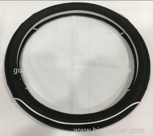 KGKIN PU car steering wheel cover auto accessories black color