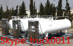 hot sale 25cubic meters lpg gas pressure is skid system lpg gas filling station.