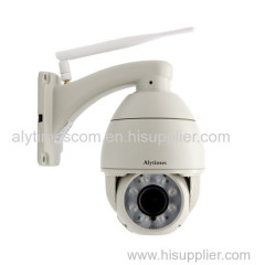 alytimes 720P 5x Optical Zoom Pan Tilt H.264 ptz wifi ip network camera Outdoor CCTV Dome Camera Free Shipping