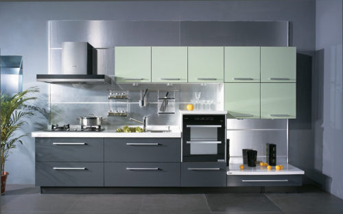 European Style Lacquer Series Kitchen Cabinet (BR-L014)