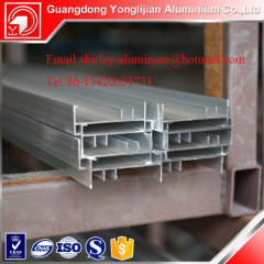 Aluminum extrusion for sliding window and door