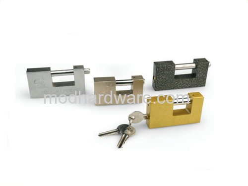 Electro Plated Rectangular Padlock