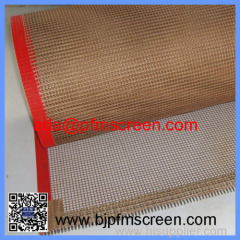 Heat Resistant PTFE Teflon Coated Fiberglass Mesh Conveyor Belt