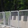 Temporary crowd control barrier fence