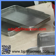 Heat Resistant Stainless Steel Perforated Tray