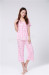 Short Sleeves Bamboo Pajama Sleep Set Eco-friendly For Ladies