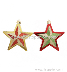 2016 New Arrival Personalized Plastic Five-Pointed Star For Christmas Ornament