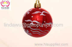 High Quality Plastic Shiny Ball Ornament