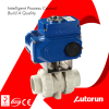 Electric Flange UPVC Ball Valve For Waste Water Pipe System