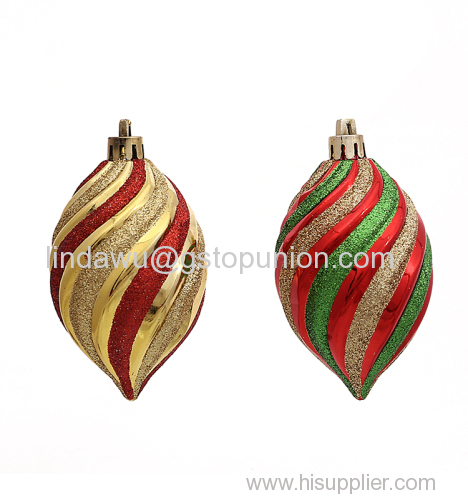 2016 Popular Spiral Pointed Christmas Hanging Decoration