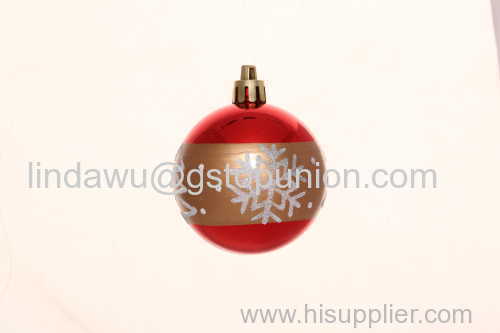 Glitter Painted Ball With Different Size For Christmas Decoration