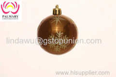 Decorative Gifts Shiny Painted Plastic Christmas Ball