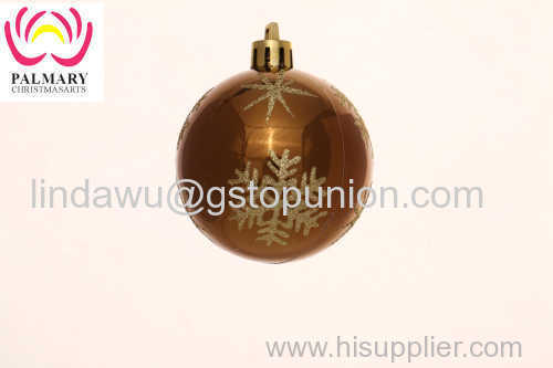 Decorative Gifts Shiny Painted Plastic Christmas Ball