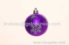 Decorative Gifts Shiny Painted Plastic Christmas Ball
