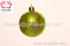 Decorative Gifts Shiny Painted Plastic Christmas Ball