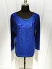 Ladies Knitted Wool Softness Loose Ladies Pullover Sweaters Crew Neck Custom