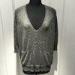 V Neck Womens Plus Size Batwing Tops With 100% Wool Material 2/28 Nm Yarn Count