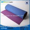 Personalized Gym Non Slippery Yoga Mat PU Leather With Rubber 2.5 Mm Thickness