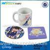 Flexible Durable Rubber Custom Drink Coasters With Photo Non Slip Heat Resistant