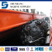 air filled natural rubber floating pneumatic ship fenders