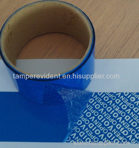 customized tamper evident security tapes