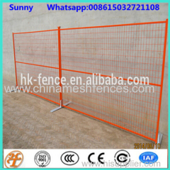 hot sale 6 feet x 10feet PVC painted temp fencing panels in Canada