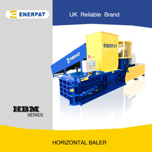 Horizontal waste carton box baler machine