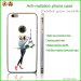 Beautiful phone cover with girl pattern anti-radiation phone case from China