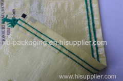 40KG pp laminated white woven bag