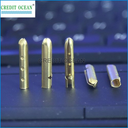 CREDIT OCEAN custom bullet metal end for shoelace