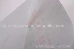 Feed woven bags of offset print