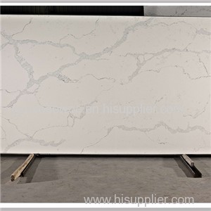 Carrara White Marble Color Quartz Stone Slabs