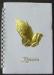 Plain Gold Stampled Praying Hands Funeral Memorial Register Books