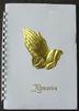 Plain Gold Stampled Praying Hands Funeral Memorial Register Books