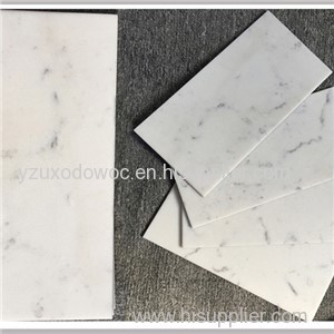 Carrara White Artificial Quartz Stone Marble Looking