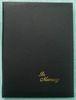 25x19cm Plain Golden Foiled Funeral Memorial Books 6 Silver Binder