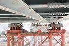 Incremental launching construction of main bridge steel box girders