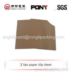 2 ways Brown paper slip sheets with Certificate of quality