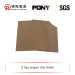 2 ways Brown paper slip sheets with Certificate of quality