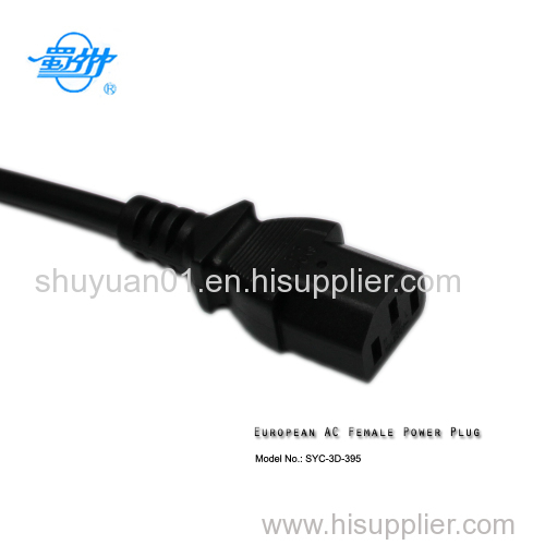 China manufacture high quality universal European female power plug