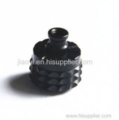 Precision machining hunting bow knurling knob