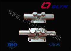 Custom OEM parts foundry CNC Precision Machining steel components and fittings with ISO Certification