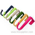 Colorful velvet door hook for home storage