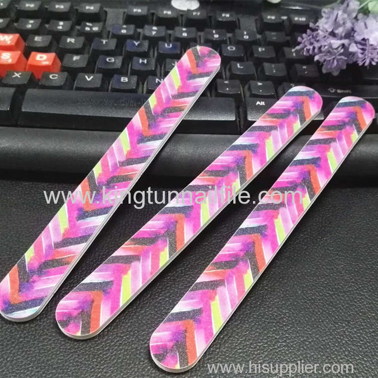 Double Sides Nail File Supply with Emery Board Finger File Tool Custom Printed Nail File