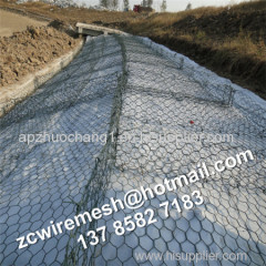 Anping gabion factory\River gabion wall\Twisted gabion mesh