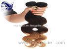 3 Tone Brazilian Ombre Color Hair / Ombre Colorful Hair 7A Grade