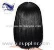 Unprocessed Human Hair Front Lace Wigs / Silk Top Full Lace Wigs